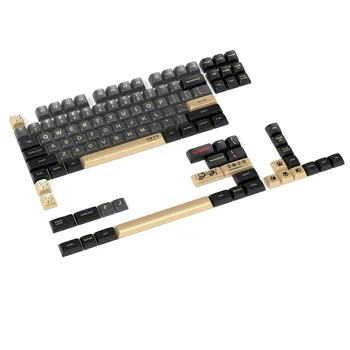 GATERON 115 клавиши Тигър Symbol Индивидуалната височина от висококачествени двойно анодизиран алуминий с ЦПУ Ергономична Механична клавиатура Keycaps