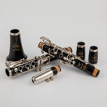 Yeni Buffet krampon Blackwood klarnet E13 modeli Bb Clarinets bakalit 17 бр. mÃ¼zik aletleri ile