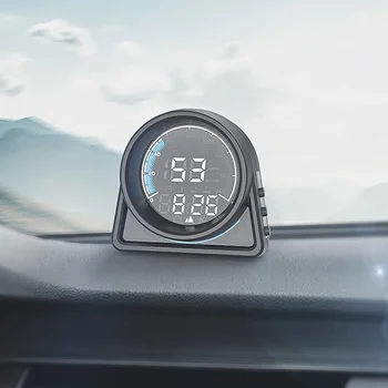 Авто Hud дисплей, универсален бордови уред, алтиметър, 2,4-инчов екран, който се захранва от USB 5-24 за автоматично безопасно шофиране
