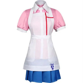 Данганронпа Микан Цумики Cosplay костюм аниме униформи Женствена рокля дрехи