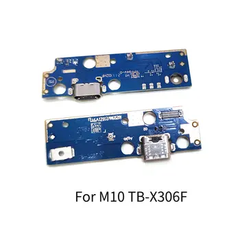 За Lenovo M10 TB-X306F USB зарядно устройство ще захранване на такса Докинг порт Гъвкав кабел, резервни Части за ремонт на