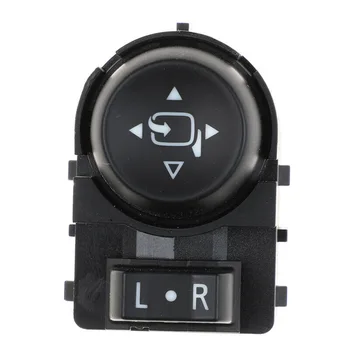 Нов ключ бутони за управление огледало за обратно виждане с черен цвят е подходящ за Opel Astra 23301469