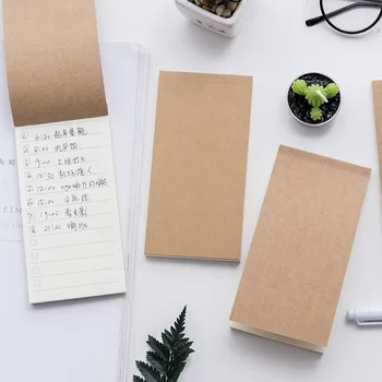 Обикновен notepad, който може да се разкъса, практически крафт-хартия, преносим бележник за водене на записки по план, учебни пособия, записная награда Notebook Kawaii