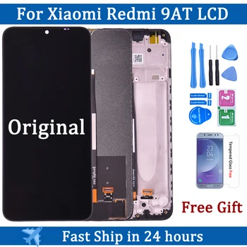 Оригинален Дисплей За Xiaomi Redmi 9AT на Дисплея LCD Сензорен Екран Дигитайзер За M2006C3LVG ЖКЗапасные Част на Телефона В Събирането на