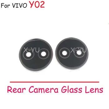 10 Бр. За VIVO Y01 Y02 Y11S Y12S Y20 Y30 Y31 Y50 Y70 V20 SE със Стъклен Капак на Обектива на Камерата за Обратно виждане С Лепило Стикер резервни Части За Ремонт на