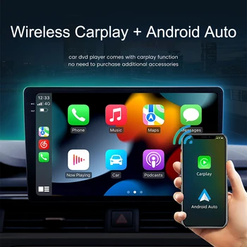 Android 12 За Jeep Wrangler 4 JL 2018-2019 Авто Радио Стерео Мултимедийна Навигационна GPS Видео DSP Безжичен WIFI Carplay