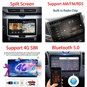 Android 12 За Jeep Wrangler 4 JL 2018-2019 Авто Радио Стерео Мултимедийна Навигационна GPS Видео DSP Безжичен WIFI Carplay