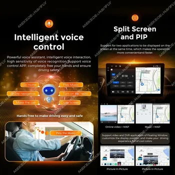 M6 3D Pro Plus за Geely Emgrand EC7 1 2009-2016 Авто Радио Мултимедиен плейър Навигация AI Voice Carplay Авторадио Всичко в едно
