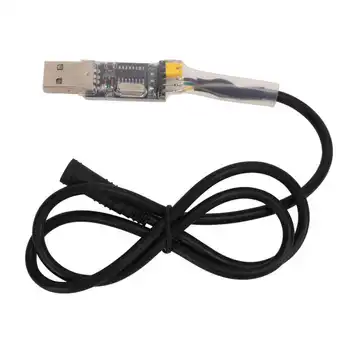 USB кабел за програмиране электровелосипеда Пластмасов 5-пинов USB2.0, за да се свържете среднеприводного на двигателя Кабел за програмиране на двигателя BBS01
