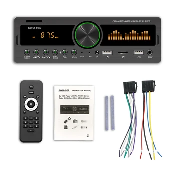 Автомобилната карта Udisk за поставяне, Автомобилен MP3 плеър с Bluetooth, USB / TF карта на сайта / FM радио, Музикален плеър, Без загуби, в Аудиоформат MP3 / WMA / FLAC / APE / WAV