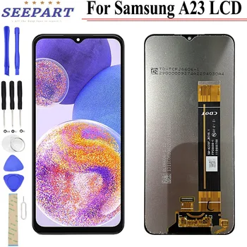 Тестван 6,6-инчов LCD-дисплей за Samsung Galaxy в а23 Смяна на LCD дисплей, Сензорен екран дигитайзер в събирането на Резервни части за Samsung в а23 LCD